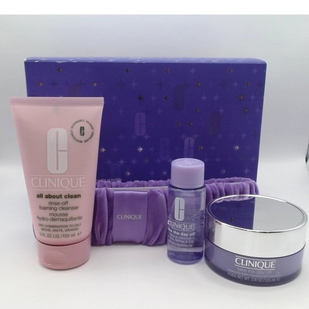 CLINIQUE Take It All Off Makeup Remover Gift Set, None, BRAND NEW IN BOX